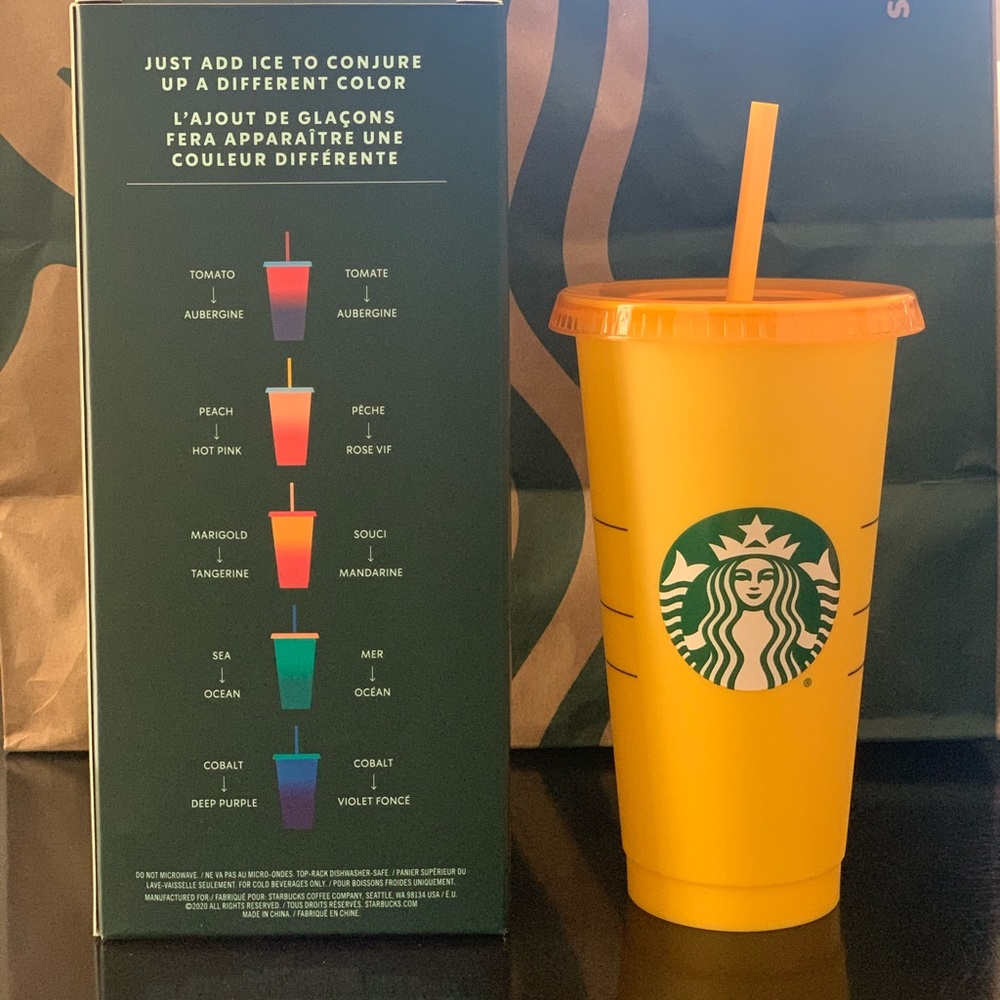 Starbucks color changing cup